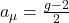 a_\mu = \frac{g-2}{2}